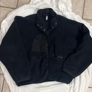 FP Movement by Free People Black Teddy Jacket